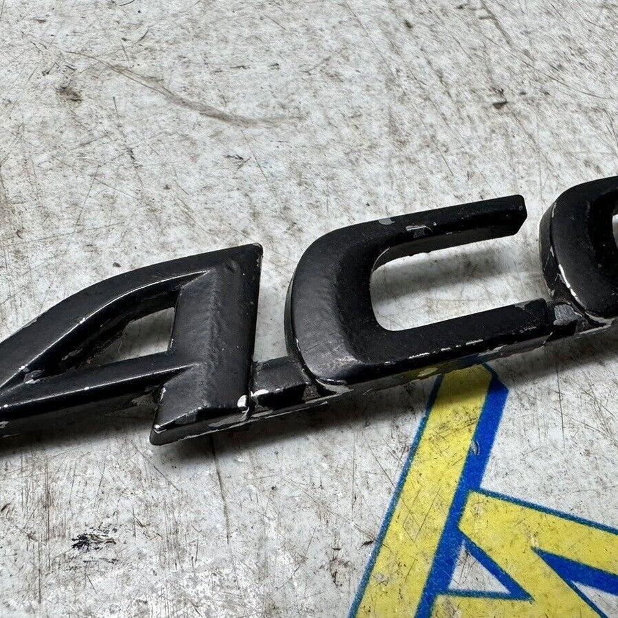 03-07 Honda Accord V6 Trunk Logo Badge Chrome Emblem 04 05 06 2007 sedan OEM