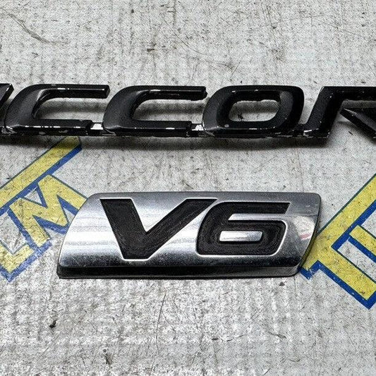 03-07 Honda Accord V6 Trunk Logo Badge Chrome Emblem 04 05 06 2007 sedan OEM