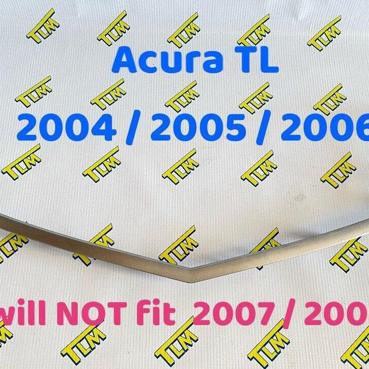 04-06 Acura TL Front Bumper Grille V Trim 2004 2005 2006 05 OEM