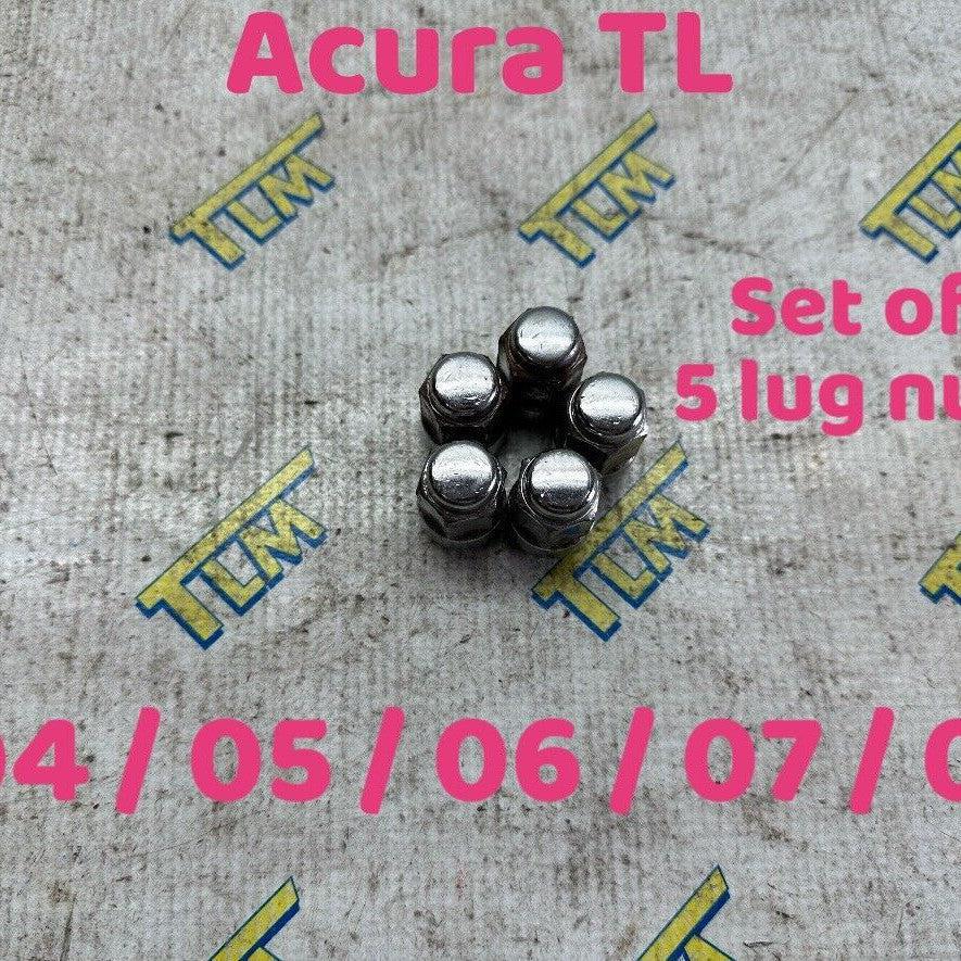 04-08 Acura TL Lug Nuts WHEEL 2004 2005 2006 2007 2008 05 06 07 OEM 5pcs