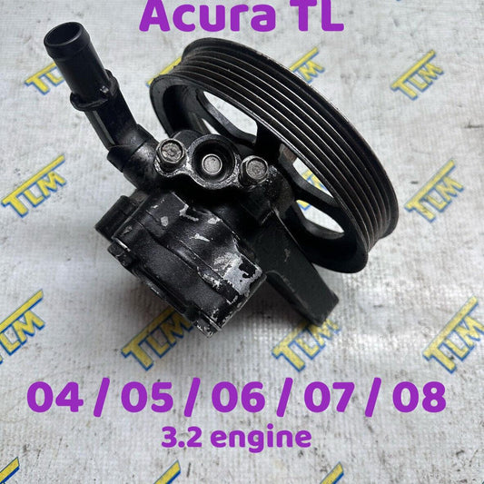 04-08 Acura TL Power Steering Pump 2004 2005 2006 2007 2008 05 06 07