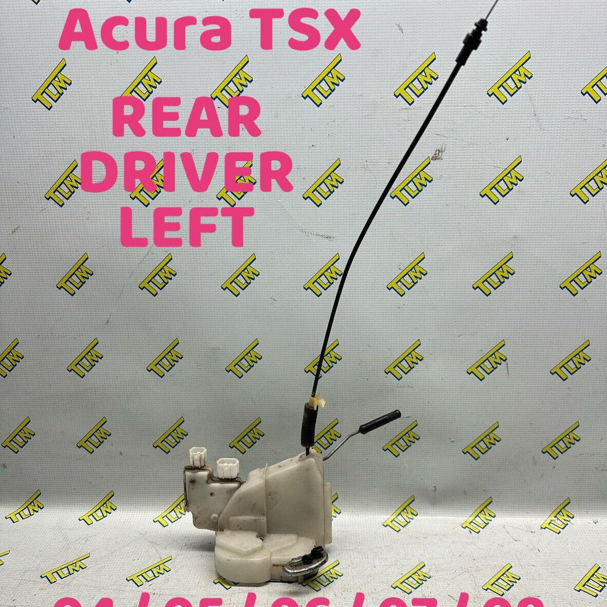 04-08 Acura TSX Door Lock Latch Actuator REAR DRIVER LEFT 04 2005 06 07 08 OEM