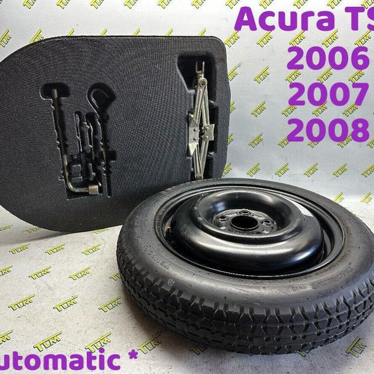 06-08 Acura TSX Spare Tire Foam Tool Kit 2006 2007 2008 Donut Emergency 07 OEM