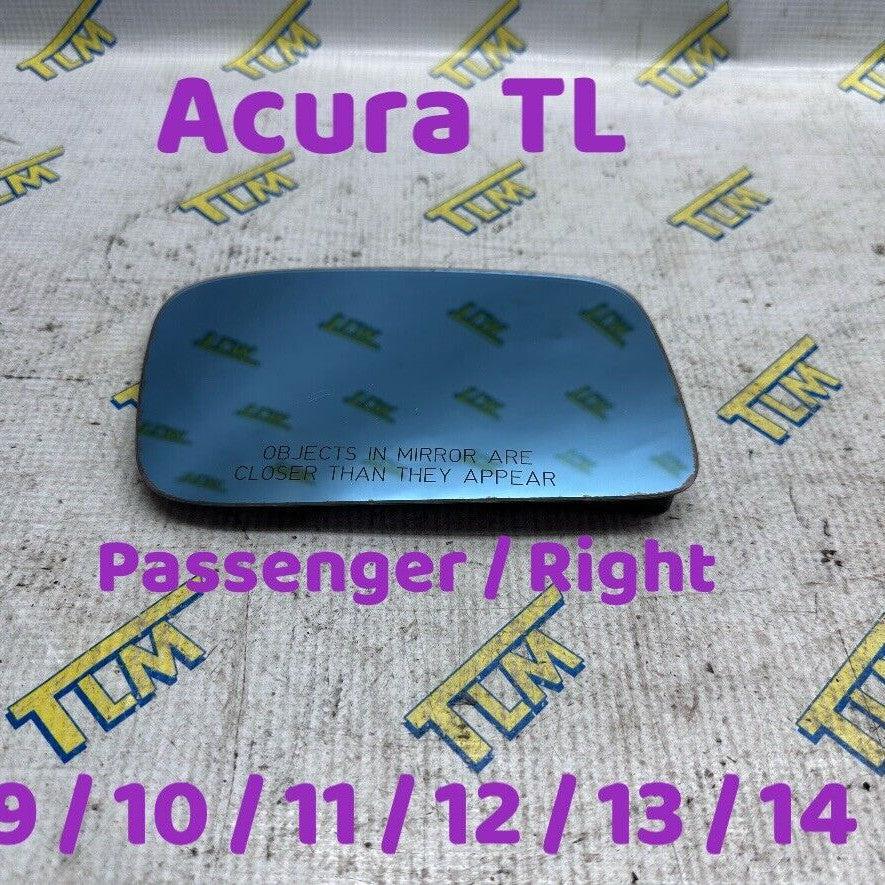 09-14 Acura TL Door Rearview Mirror Glass Passenger Right 09 10 11 12 13 14 OEM