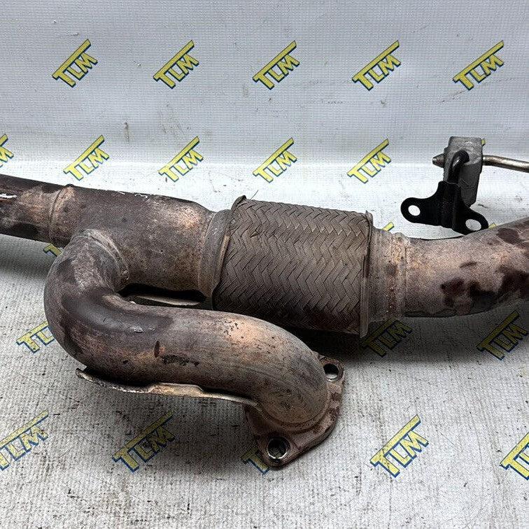 09-14 Acura TL Exhaust Down J Pipe Y Flex Pipe 3.5 2009 2010 11 2012 13 2014 OEM