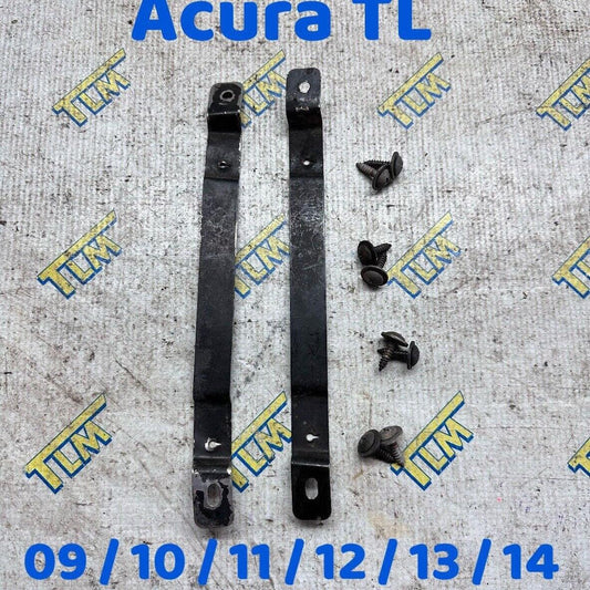 09-14 Acura TL Mud Flap Brackets w Screws Metal 09 2010 2011 2012 2013 2014 OEM