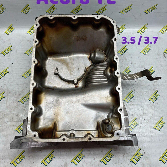09-14 Acura TL Oil Pan w bracket 2009 2010 2011 2012 2013 2014 R70 OEM