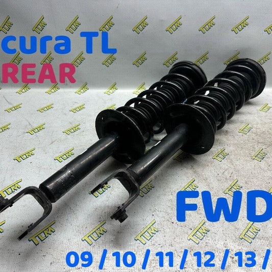 09-14 Acura TL REAR FWD Shock Strut Suspension Coil LEFT RIGHT 10 11 12 13 OEM
