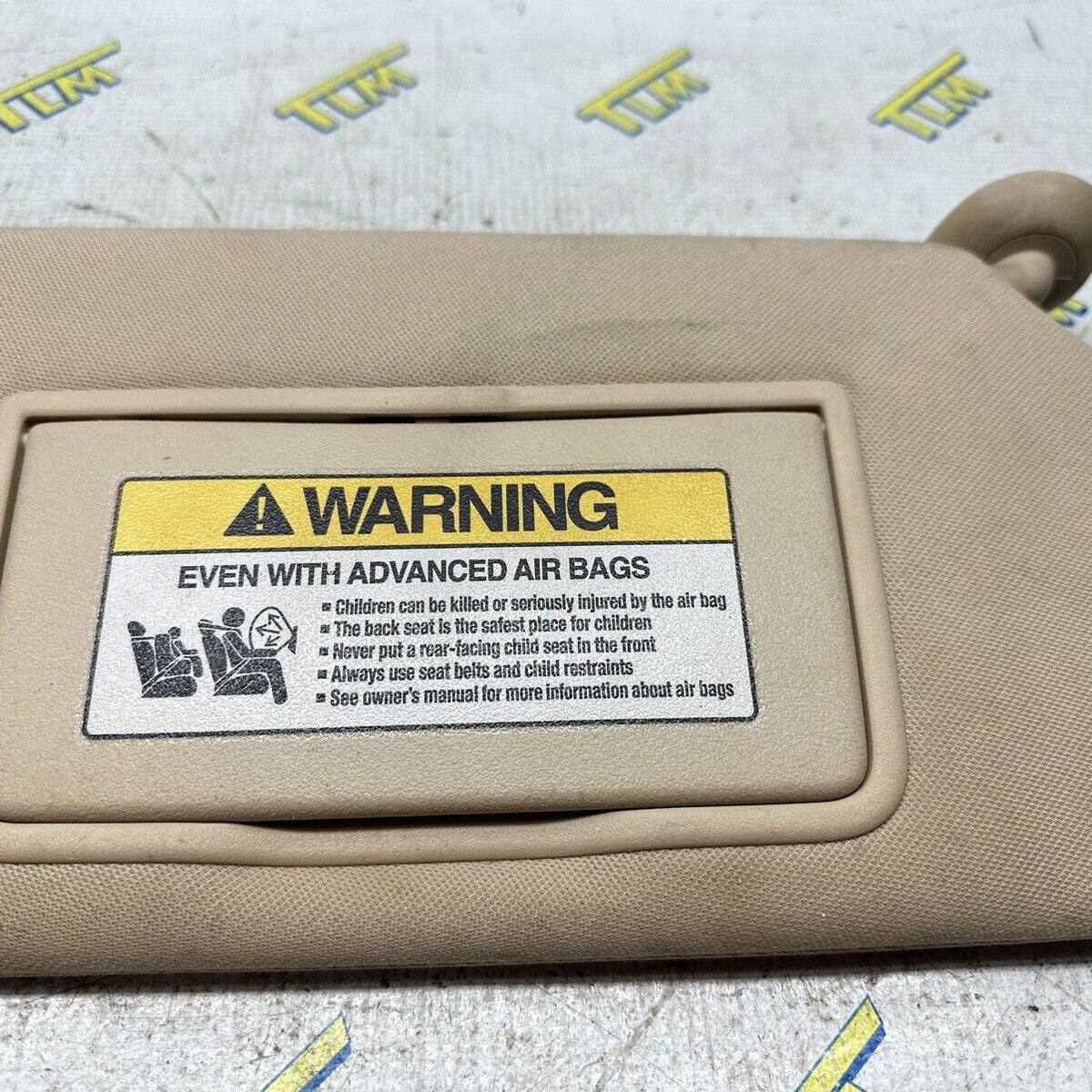 09-14 Acura TL Sun Visor PASSENGER RIGHT Mirror 2009 10 2011 2012 2013 2014 OEM