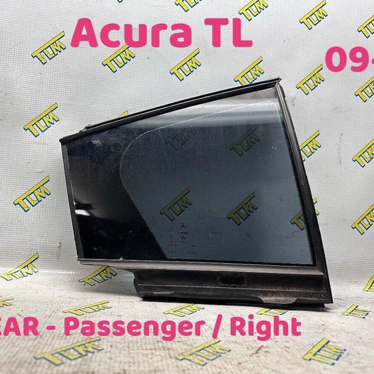 09-14 Acura TL Window Glass Quarter REAR PASSENGER RIGHT *TINT* 10 11 12 13 OEM