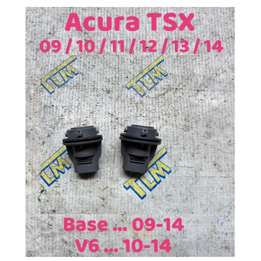 09-14 Acura TSX Headlight Turn Signal Connector Grey Socket 2010 11 2012 13 OEM