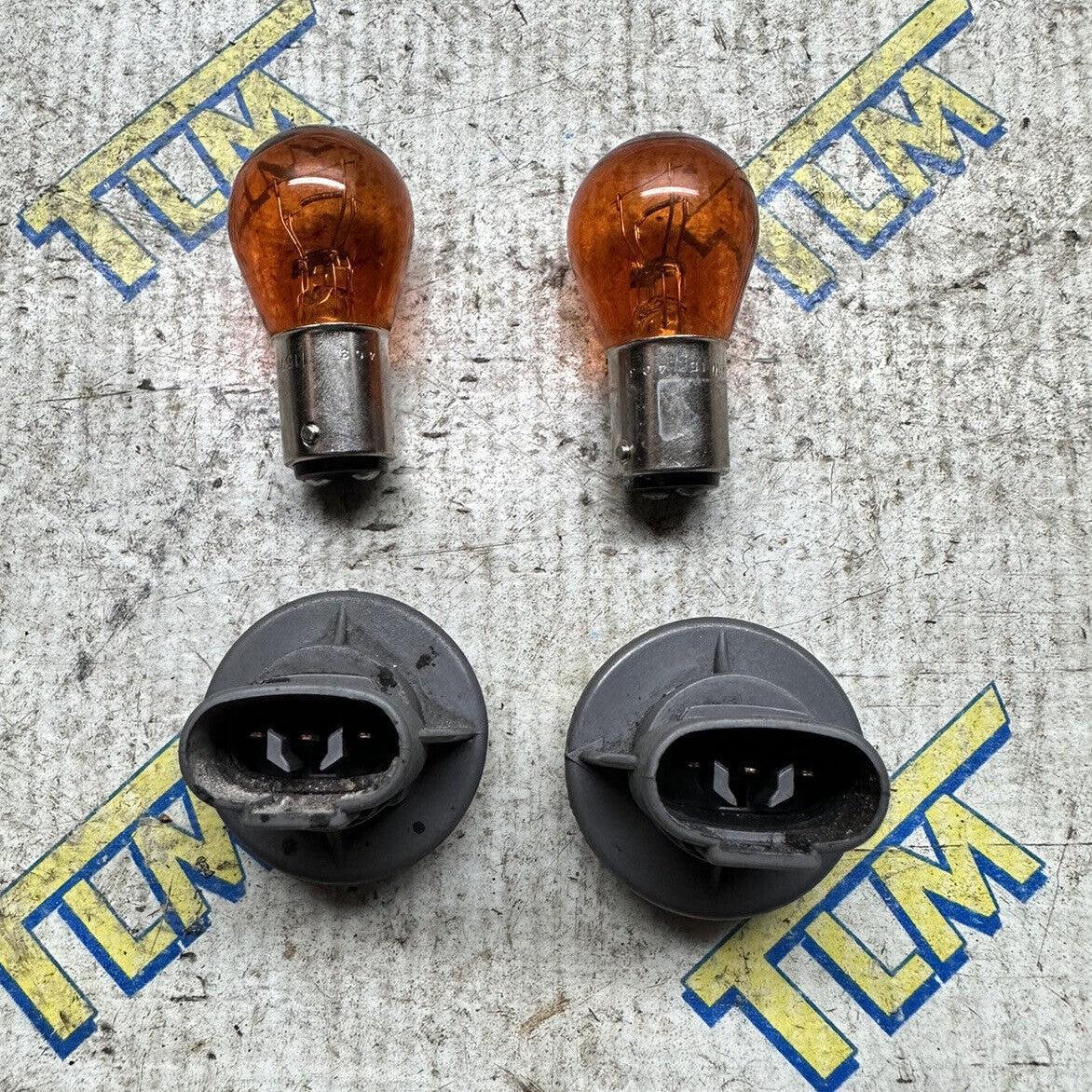 09-14 Acura TSX Headlight Turn Signal Connector Socket Bulbs 2010 11 2012 13 OEM