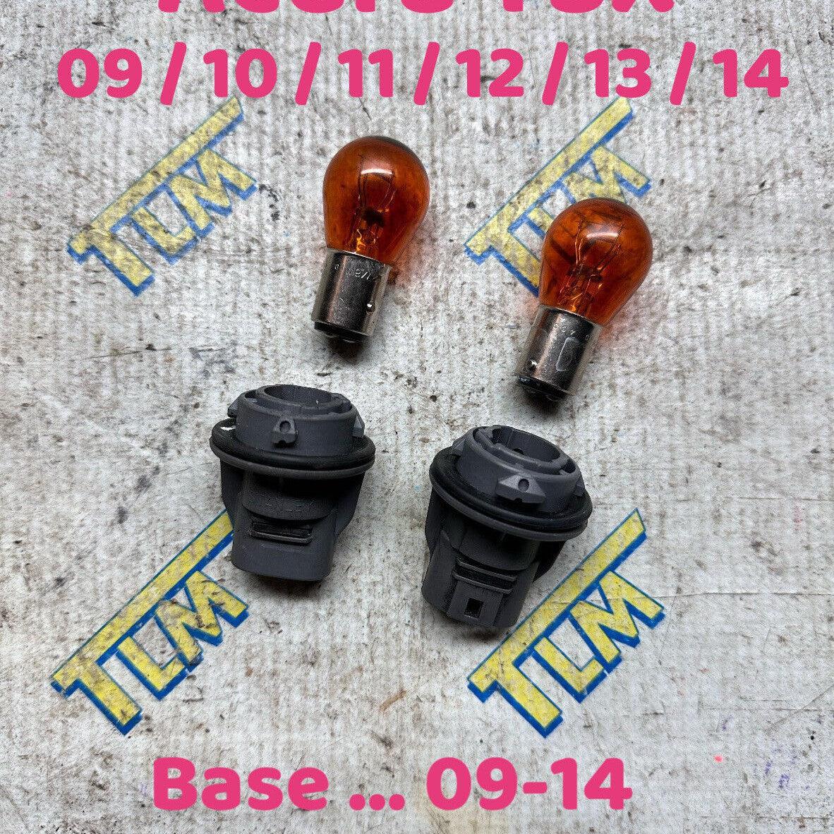 09-14 Acura TSX Headlight Turn Signal Connector Socket Bulbs 2010 11 2012 13 OEM