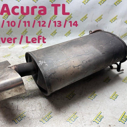 09-14 TL Exhaust Muffler DRIVER LEFT 2010 2011 2012 2013 2014 2009 14 OEM