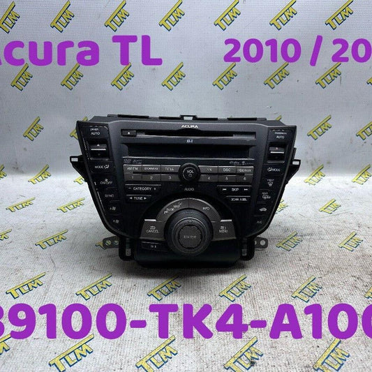 10 11 Acura TL Radio Stereo Navigation Head 39100-TK4-A100 Pioneer 2010 2011 OEM