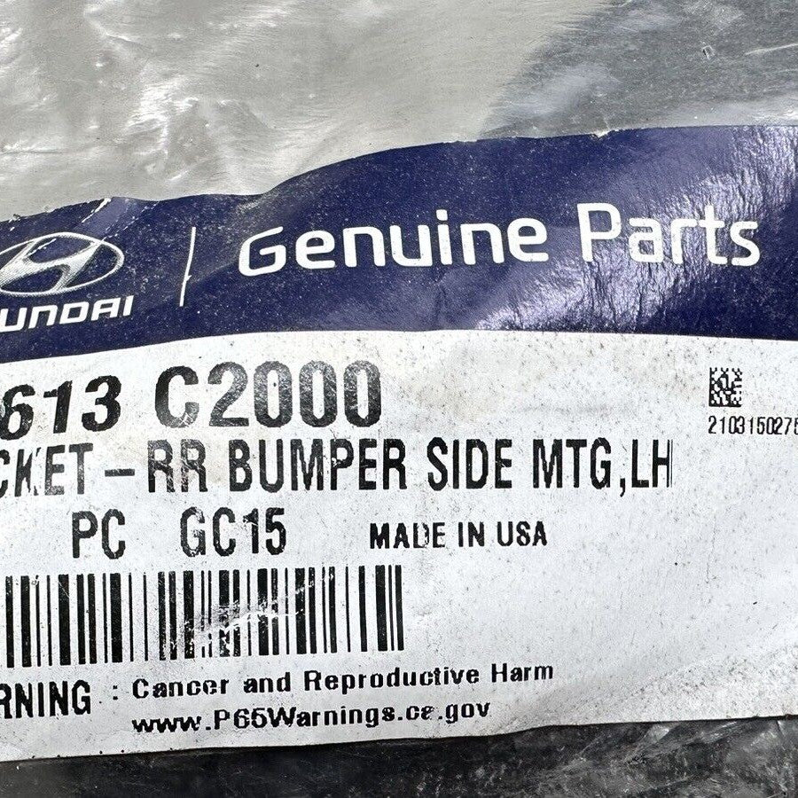 15-17 Hyundai Sonata DRIVER Spacer LEFT Bumper Bracket 2015 2016 2017 C2000 OEM