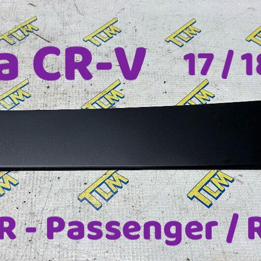 17-20 Honda CRV Exterior Pillar Black Piano REAR PASSENGER RIGHT 2018 2019 OEM
