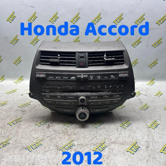 2012 Honda Accord Radio Stereo Climate Menu CD Audio Head Receiver 2012 12 OEM