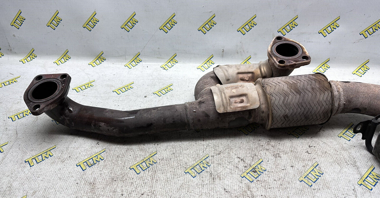 09-14 Acura TL Exhaust Down J Pipe Y Flex Pipe 3.5 2009 2010 11 2012 13 2014 OEM