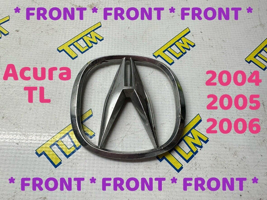 04 05 06 Acura TL FRONT Bumper Grill Logo Emblem A 2004 2005 2006 Grille OEM
