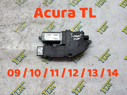 09-14 Acura TL Sunroof Motor Sun Roof Moon 2009 2010 2011 2012 2013 2014 OEM