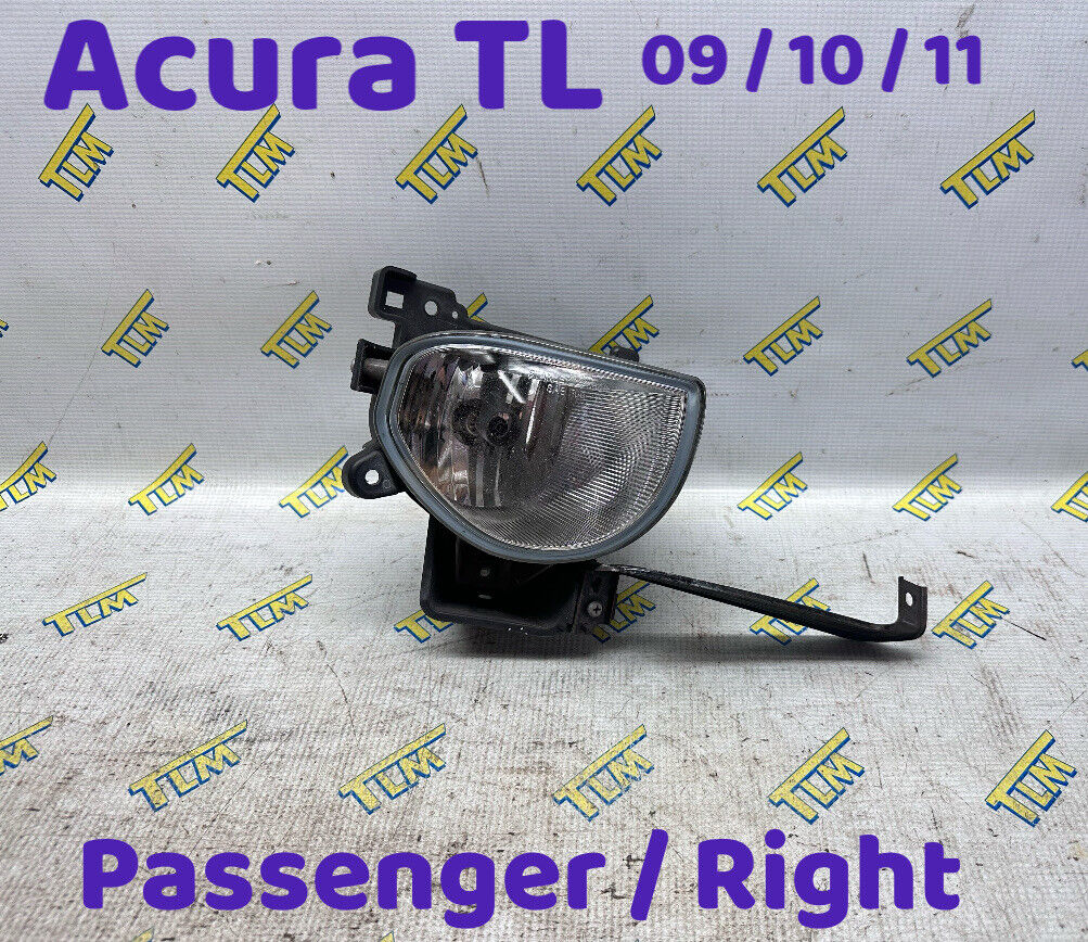 09-11 Acura TL Fog Light w Metal Bracket PASSENGER RIGHT 2009 2010 2011 10 OEM