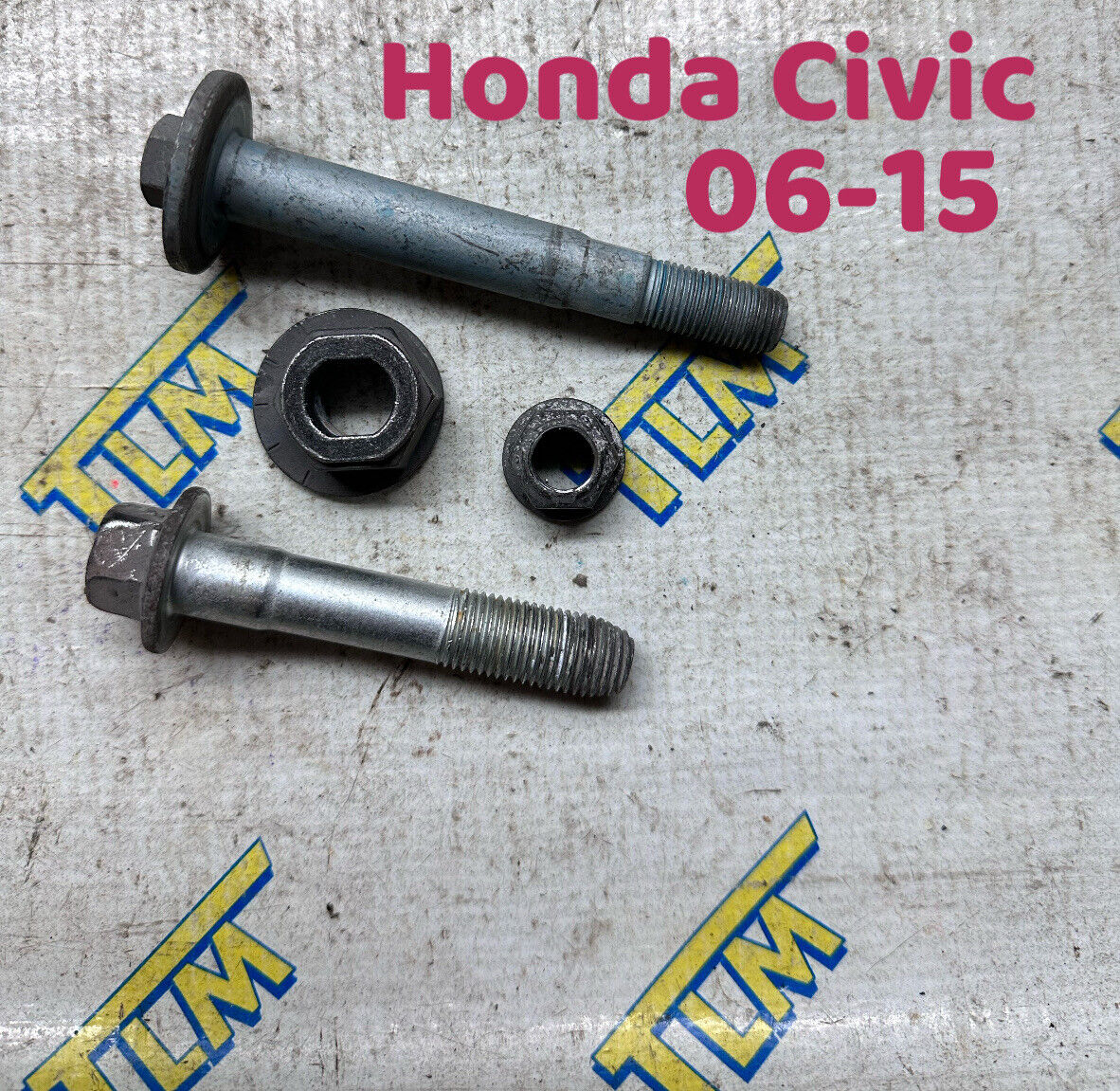 06- 15 Honda Civic Rear Alignment Toe Adjuster and lower  Bolt  08 10 2014 OEM