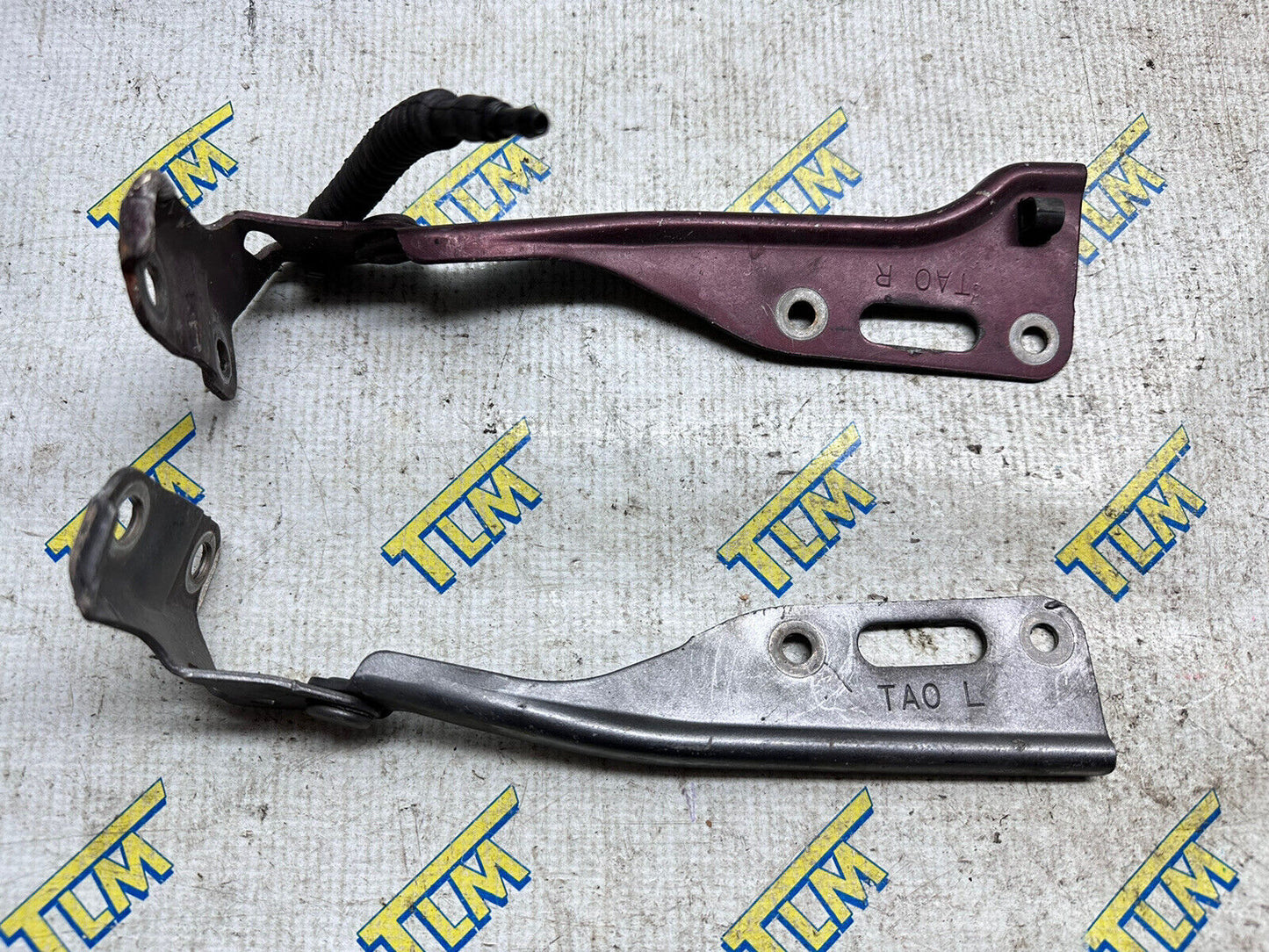 08-12 Honda Accord SEDAN Hood Hinges Pair Left & Right 09 2010 2011 2012 OEM