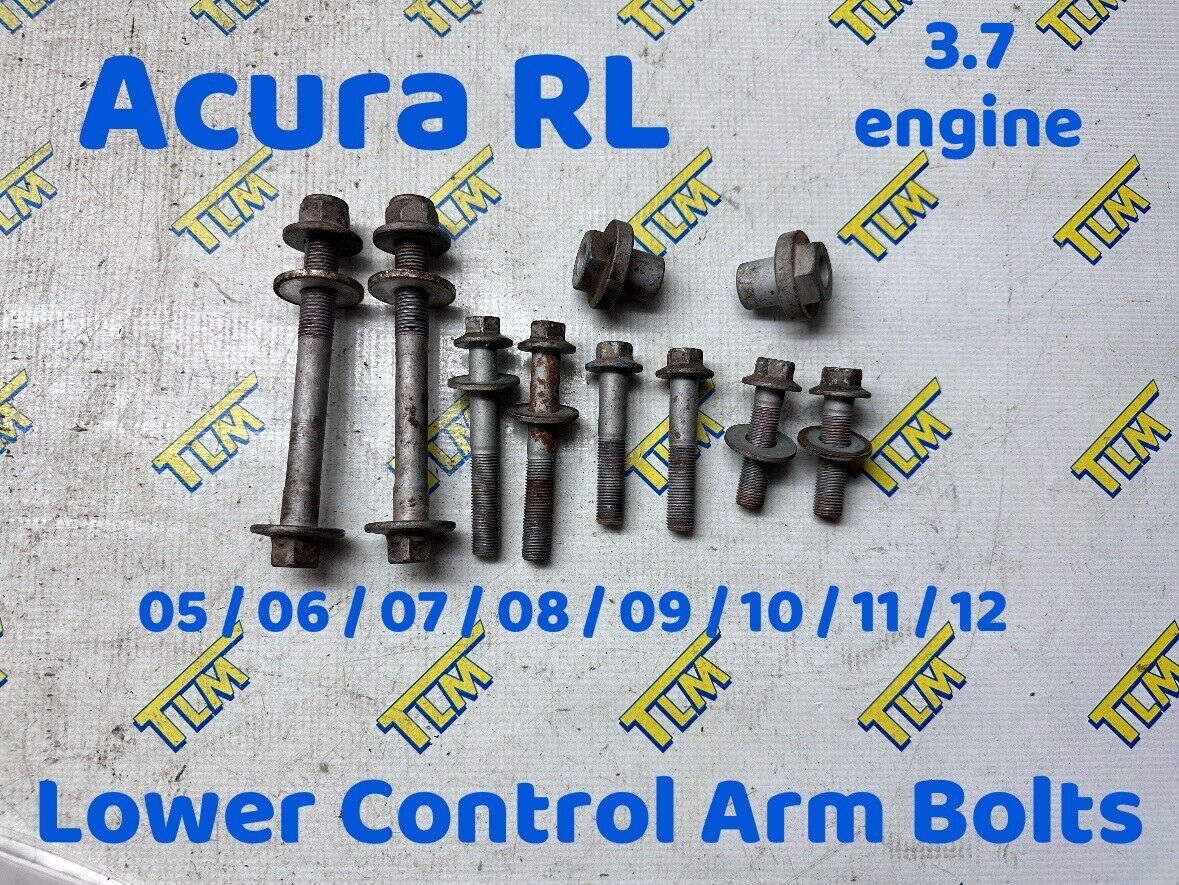 05-12 Acura RL Lower Control Arm *BOLTS ONLY* 05 06 07 08 09 2010 2011 2012 OEM