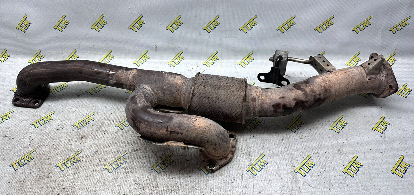 09-14 Acura TL Exhaust Down J Pipe Y Flex Pipe 3.5 2009 2010 11 2012 13 2014 OEM