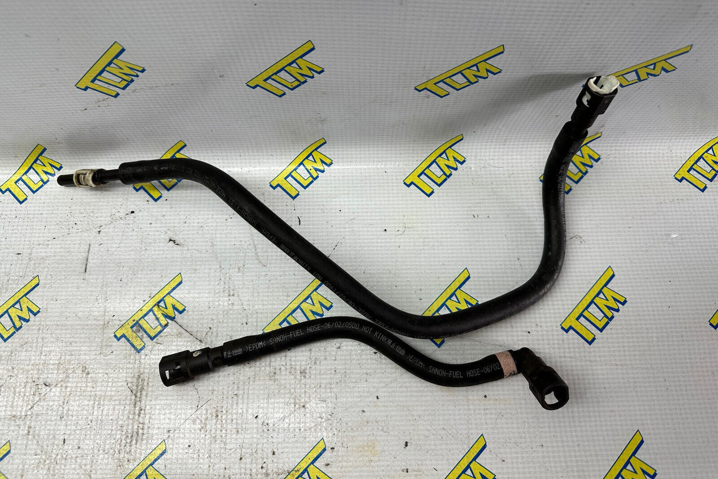 04-08 Acura TSX Fuel Feed Hose Line Engine to Firewall GAS Automatic A & B OEM