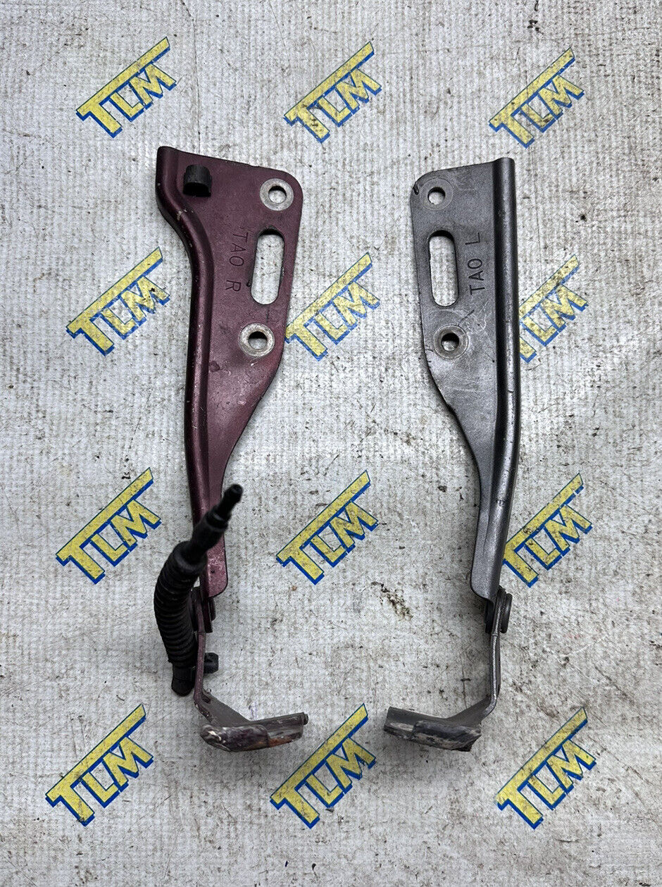 08-12 Honda Accord SEDAN Hood Hinges Pair Left & Right 09 2010 2011 2012 OEM