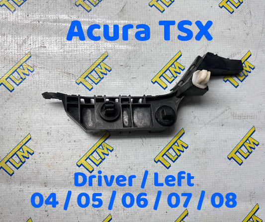 04-08 Acura TSX Front Bumper Spacer Bracket DRIVER LEFT 04 05 06 07 2008 OEM