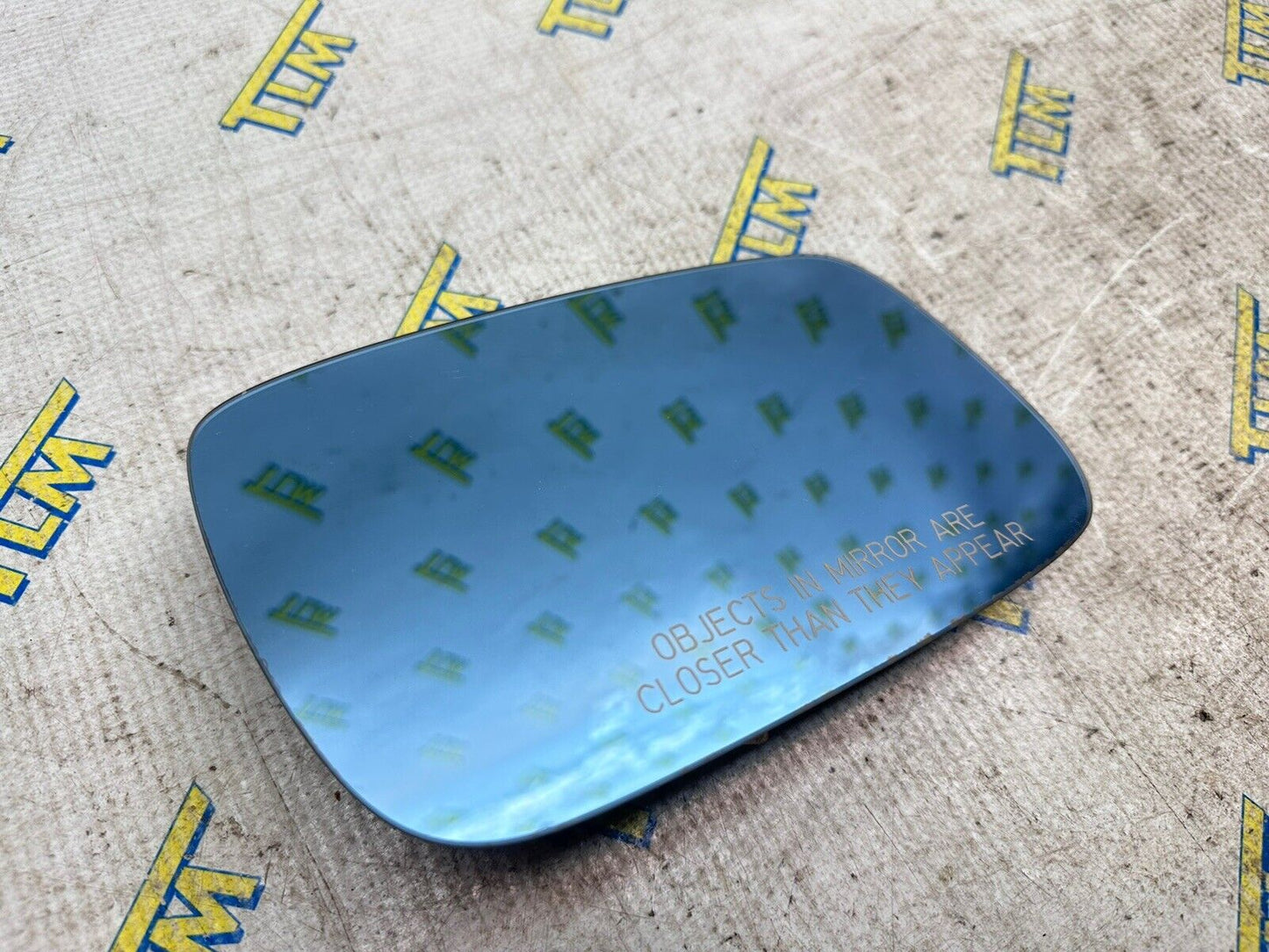 07 08 Acura TL Door Rearview Mirror Glass Blue PASSENGER RIGHT 2007 2008 OEM