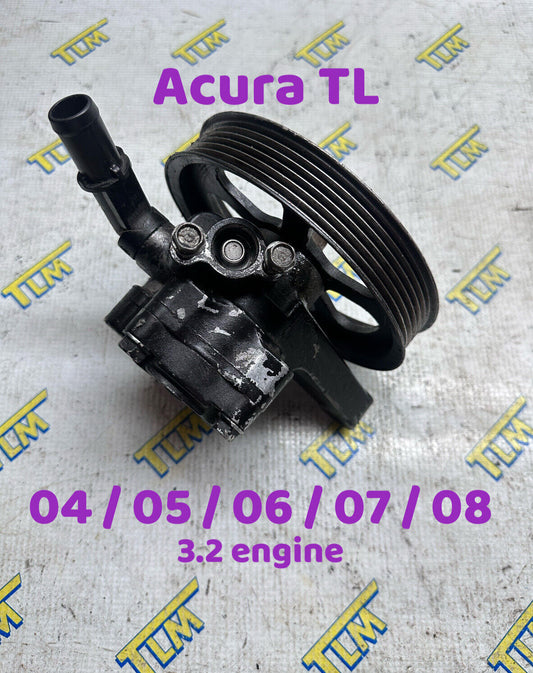 04-08 Acura TL Power Steering Pump 2004 2005 2006 2007 2008 05 06 07