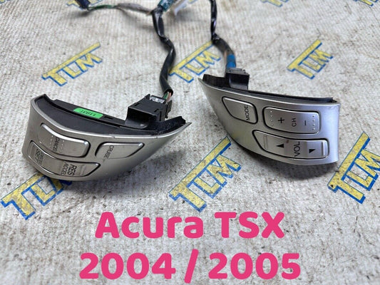 04 05 Acura TSX Steering Wheel Buttons CRUISE VOLUME Harness MODE CH 2004 OEM