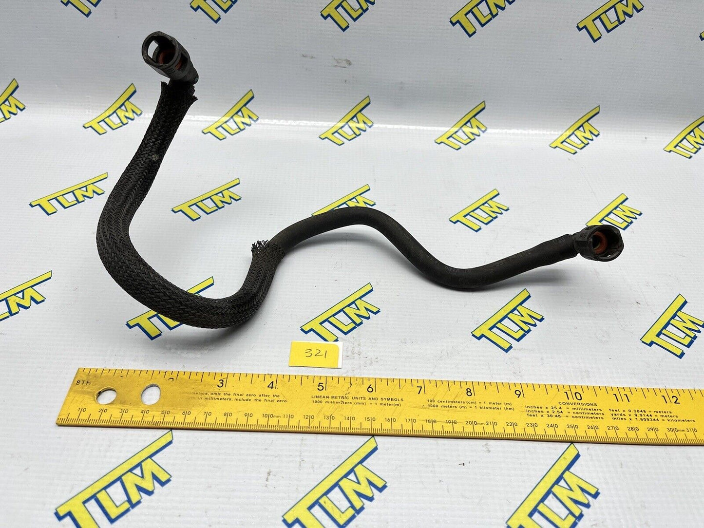 09-14 Acura TL Fuel Feed Line Hose Firewall GAS Automatic 2010 2011 2012 13 OEM