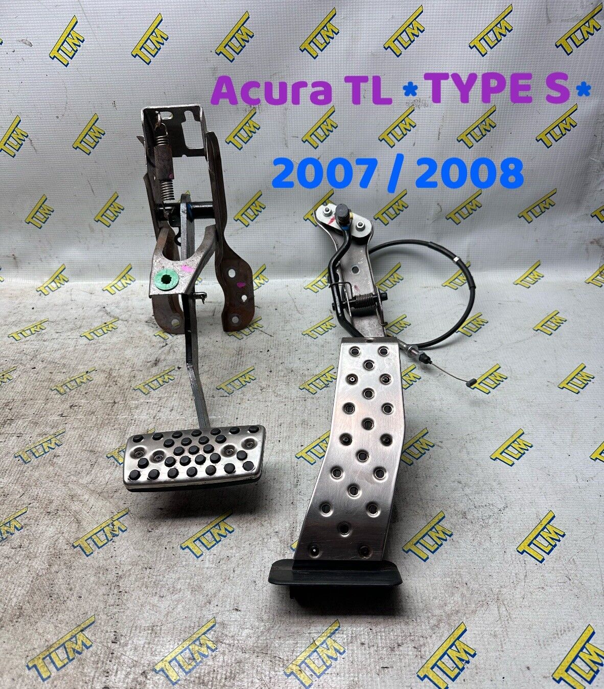 07 08 Acura TL TYPE S Gas & Brake Pedal Accelerator *Automatic* 2007 2008 OEM