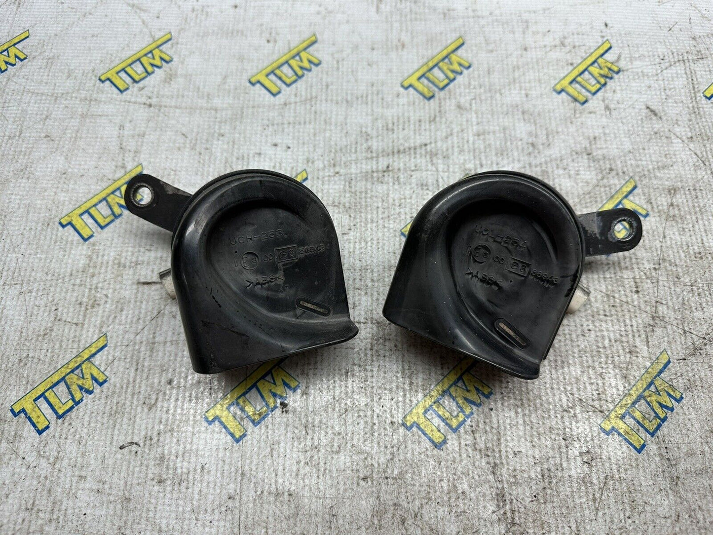 04-08 Acura TSX Horn Honk High & Low Sound Pair Set 2004 2005 2006 2007 2008 OEM