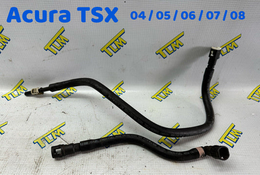 04-08 Acura TSX Fuel Feed Hose Line Engine to Firewall GAS Automatic A & B OEM