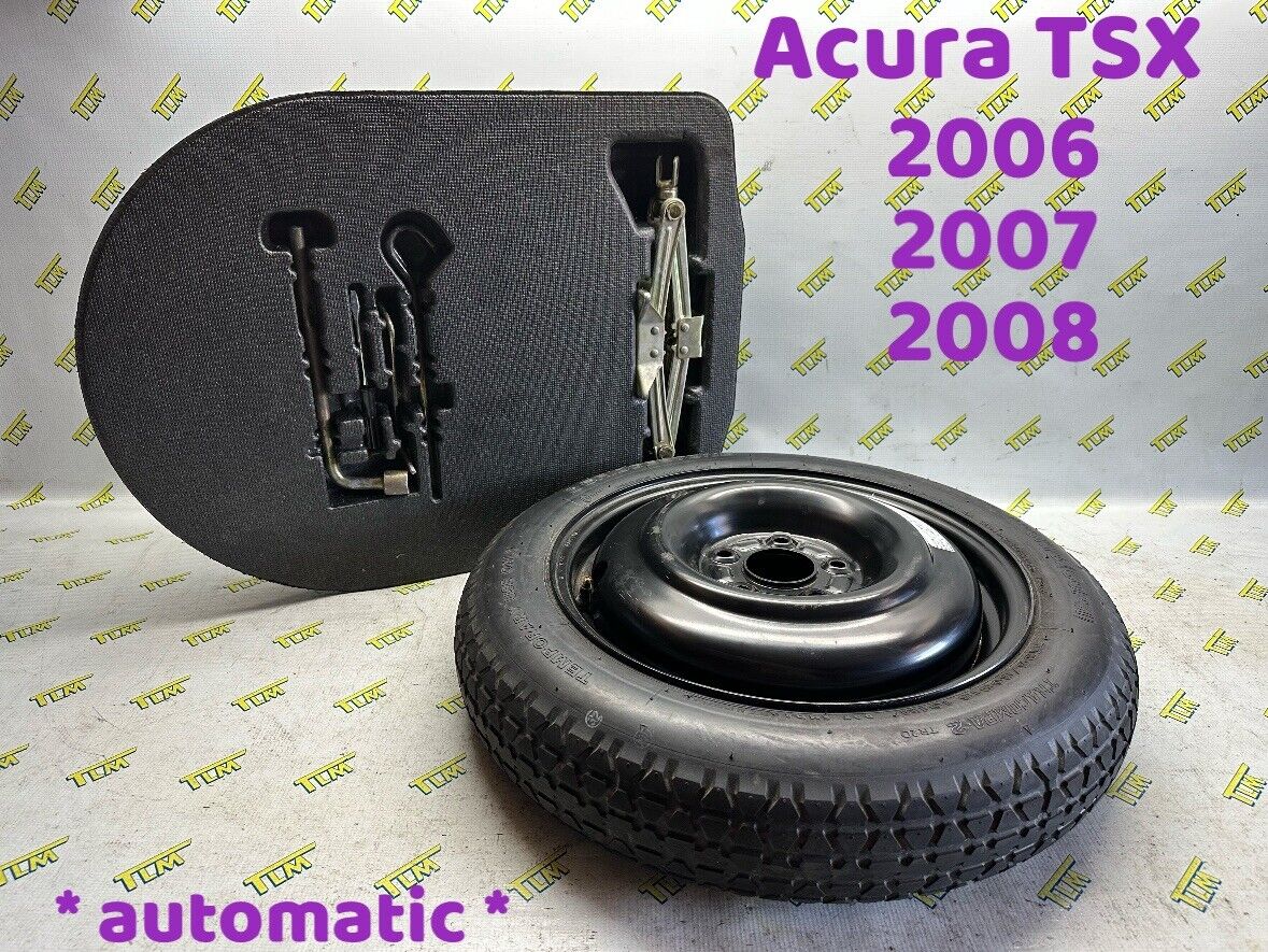 06-08 Acura TSX Spare Tire Foam Tool Kit 2006 2007 2008 Donut Emergency 07 OEM