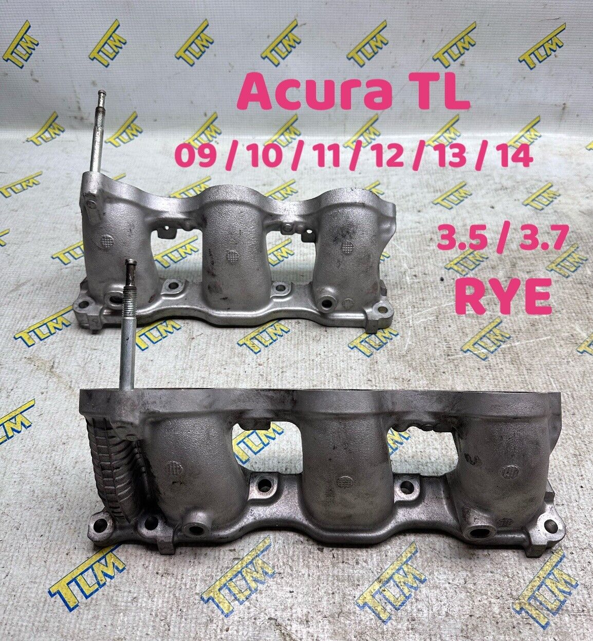 09-14 Acura TL Intake Manifold Runners Set J35 J37 RYE 2010 2011 2012 2013 OEM