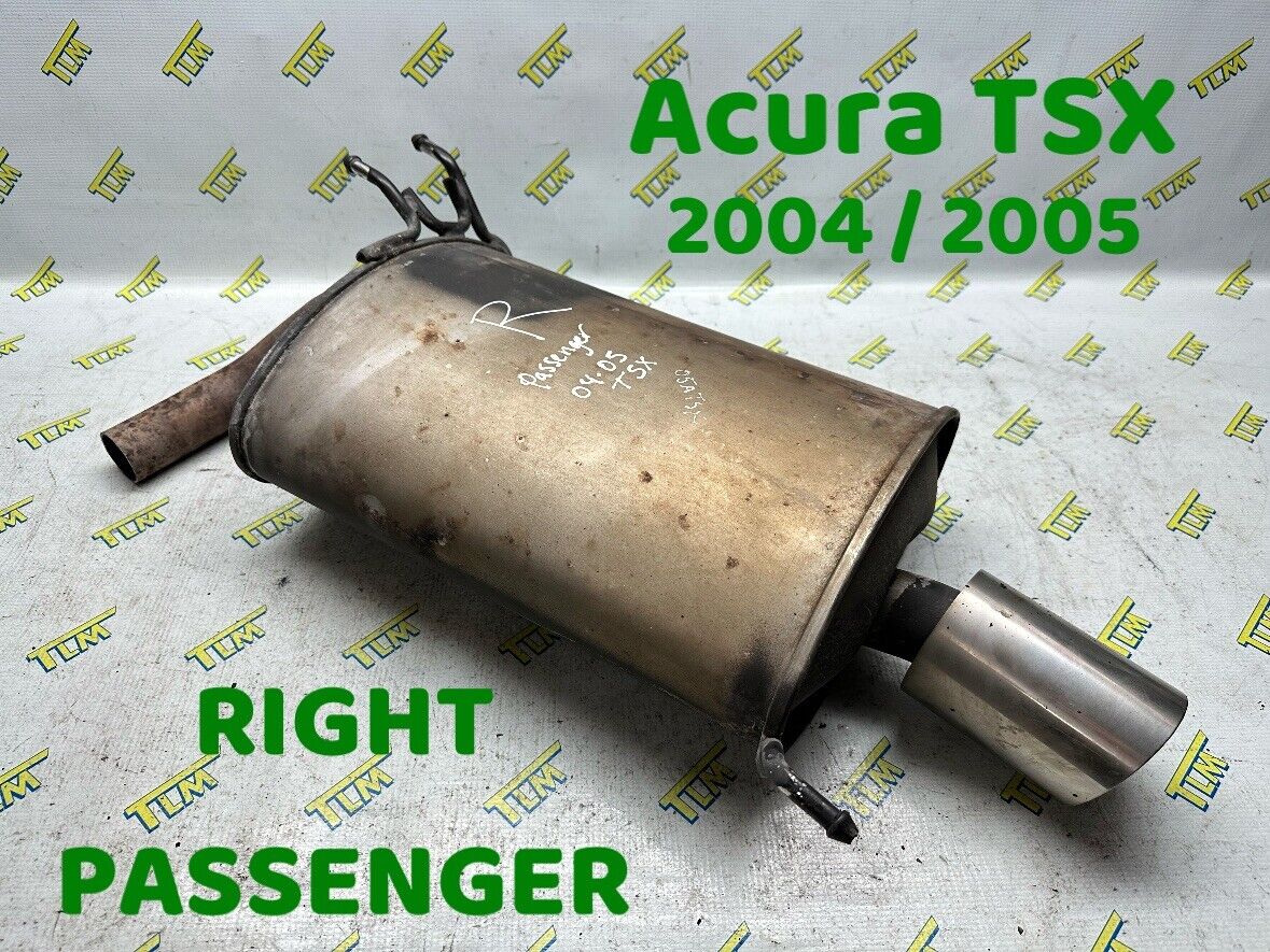 04 05 Acura TSX Exhaust Muffler DRIVER & PASSENGER LEFT & RIGHT 2004 2005 OEM