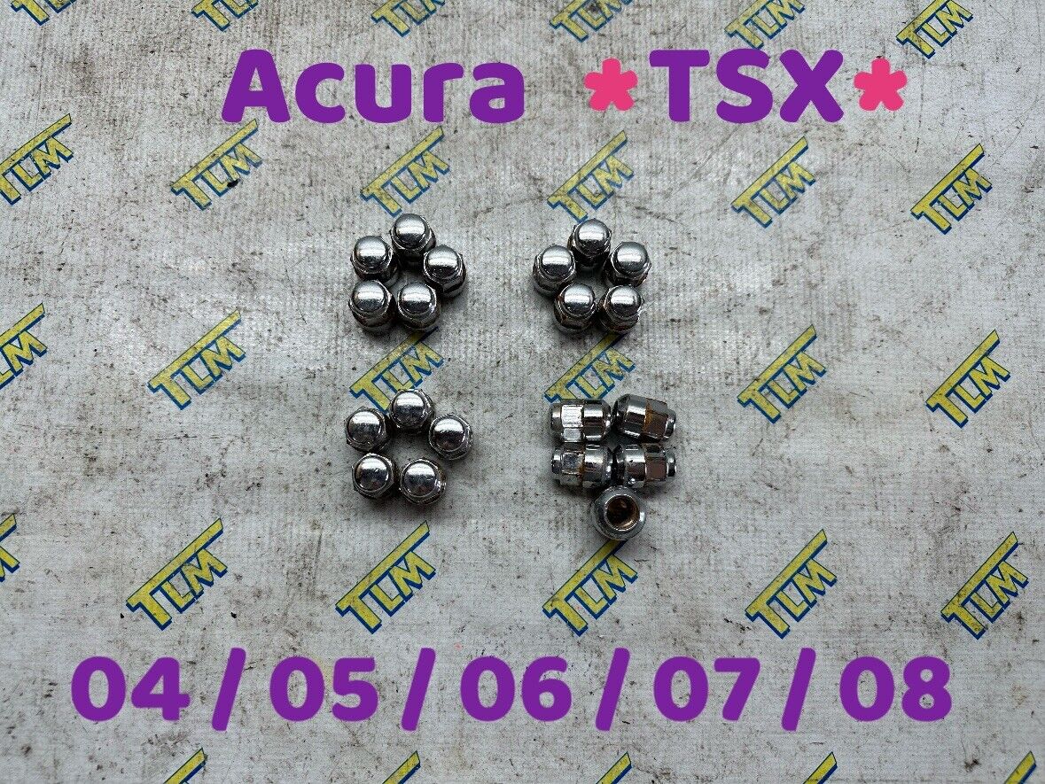 04-08 Acura TSX Lug Nuts WHEEL 2004 2005 2006 2007 2008 05 06 07 OEM 20pcs FULL