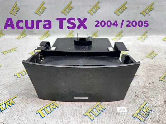 04 05 Acura TSX Center Dash Console Cubby Upper Storage Box 2004 2005 Black OEM