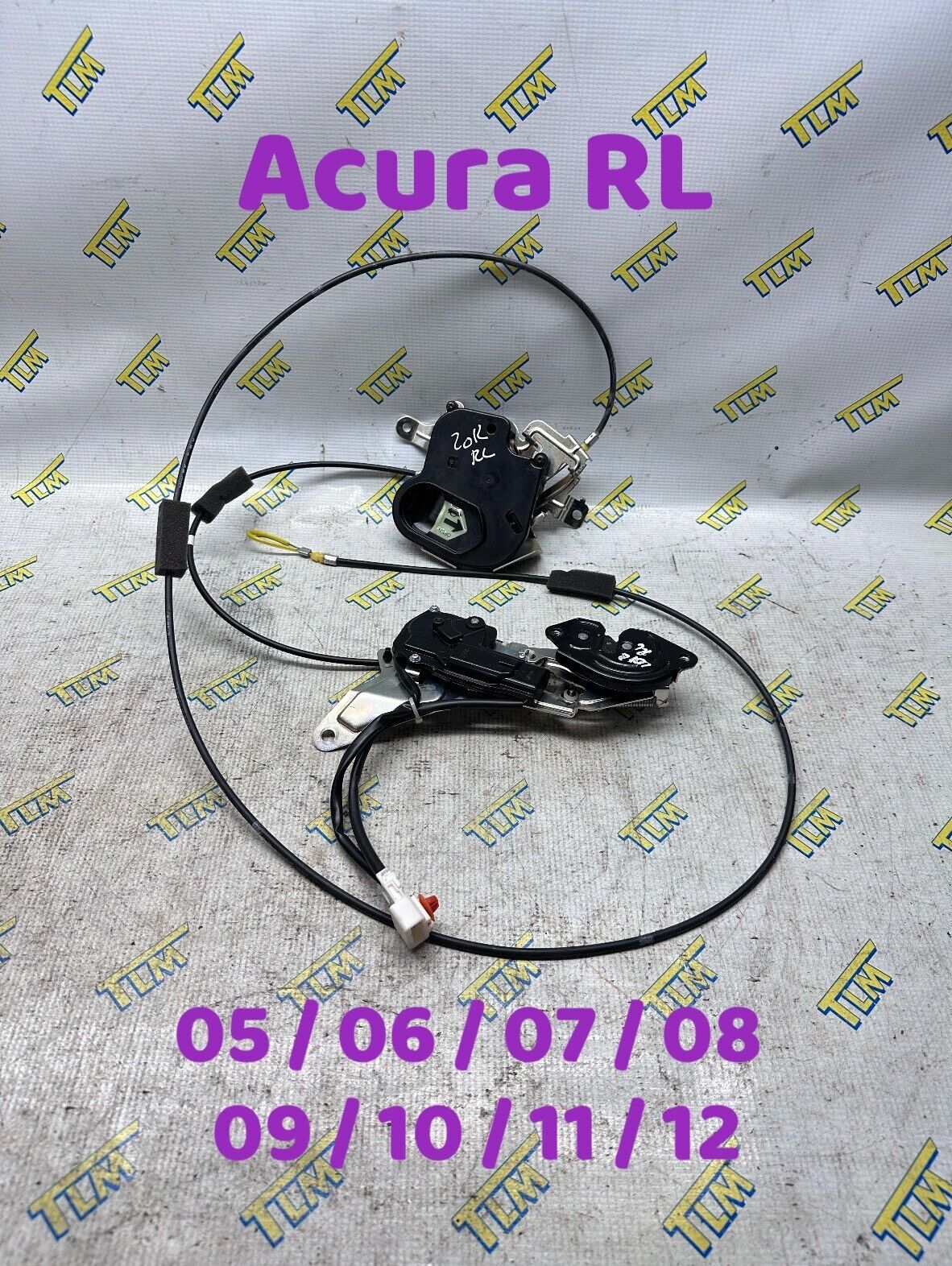 05-12 Acura RL Trunk Latch Lock Actuator & Cable 06 07 08 09 2010 2011 2012 OEM