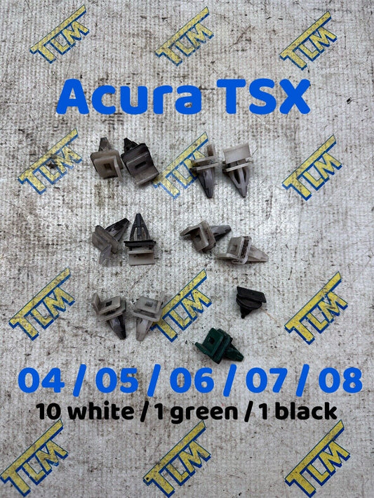 04-08 Acura TSX Clips SIDE SKIRT PLASTIC PANEL 2005 2006 2007 2008 05 06 07 OEM