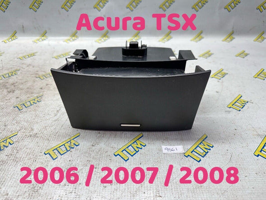 06-08 Acura TSX Center Dash Console Cubby Upper Storage Box 06 07 08 Black OEM