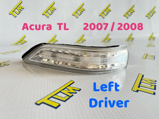 07 08 Acura TL Door Mirror Turn Signal Light DRIVER LEFT 2007 2008 TYPE S OEM