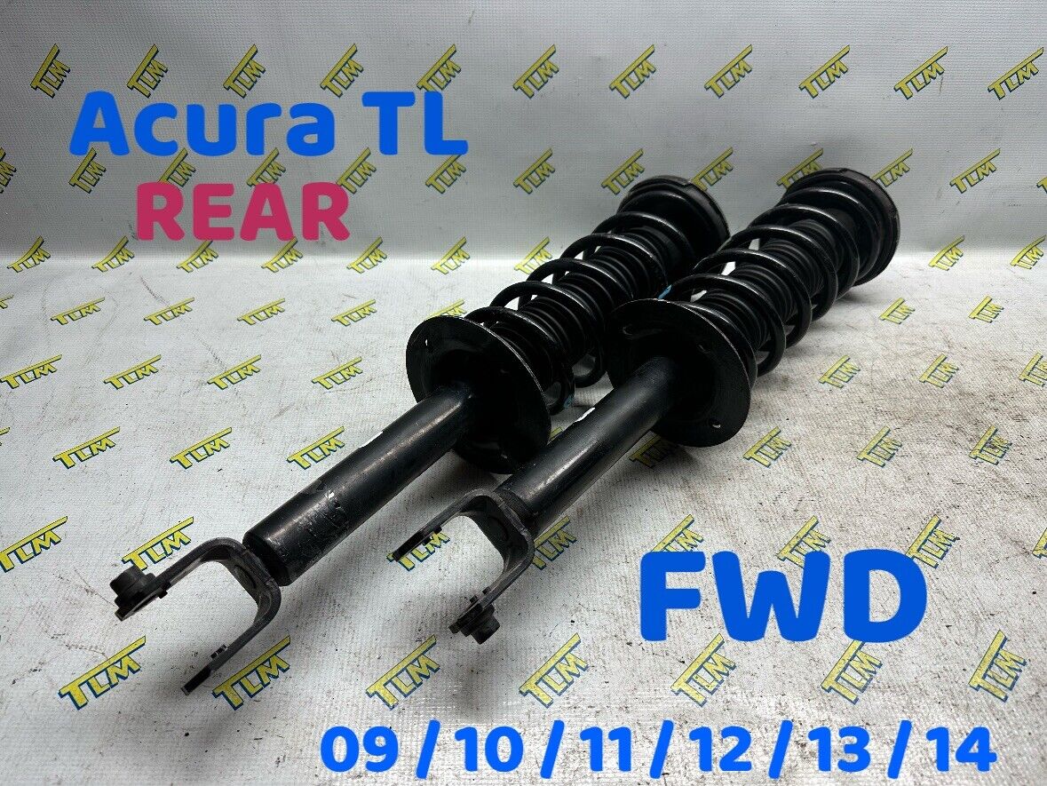 09-14 Acura TL REAR FWD Shock Strut Suspension Coil LEFT RIGHT 10 11 12 13 OEM